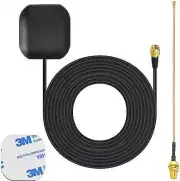 Waterproof Active GPS Navigation Antenna Adhesive Mount SMA Male with 15cm U.FL