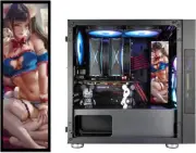 Display Board W/ LED Lights for Computer PC Case Decor Full HD 2K Multi-Mode Fun