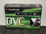 NEW SEALED FUJIFILM DVC 60/SP 90/LP DVM60 MiniDV Digital Video Cassette Tape