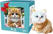Interactive Cat Robot Toy, Realistic Meowing & Barking, Fun for Boys & Girls, Cat Toy