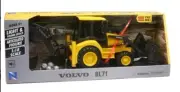 New Ray 02226B 1/18 Scale Volvo BL71 Backhoe Loader Lights & Sounds New NIB