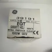 GE LIGHTING QUARTZLINE SHOWBIZ EGT #39191 1000W 120V 3200K TUNGSTEN BULB