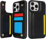 for iPhone 15 Pro Case Vertical Flip Cover for iPhone15 Pro Wallet Cases PU