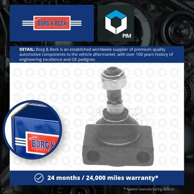 Ball Joint fits SMART CABRIO 6 Lower 00 to 04 Semi-automatic Suspension B&B New
