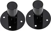 2 Pcs Speaker Base Metal Support Stands with Floor Protector Stable Speaker Holder Trays for Safe Equipment Placement and Vibration Reduction