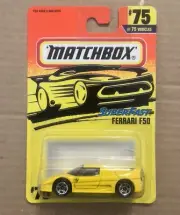 1996 MATCHBOX SUPERFAST #24 YELLOW FERRARI F40 NEW