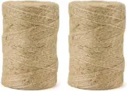 656 Feet Jute Twine String for Packing and Garden