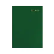 2025-2026 Financial Year Diary Collins Essential A4 Day to Page Green ESSA41M.52