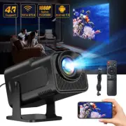4K 1080P Mini Portable LED Projector Wifi Bluetooth Android Smart Home Projector