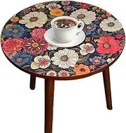 Wooden Side Table, Outdoor Coffee Table, Patio Furniture, Garden Furniture, End Table for Living Room, Round Drinks Table, Bedside Table, Sofa Table, Snack Table, Decorative Side Table