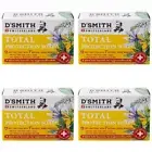 4X100G D'SMITH Total Protection Anti-Bacterial Acne Rash Soap Face Body Wash