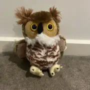 Mini Great Horned Owl Plush Soft Toy 15cm Wild Republic Brand New With Tags On
