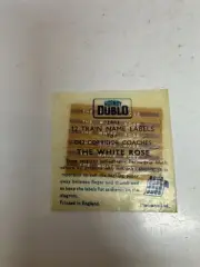 Hornby Dublo OO Gauge Railways 12 Train Labels 32881 'The White Rose' - NEW
