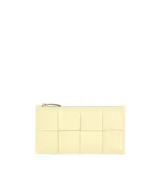 Cassette Long Zippered Card Case One size Nude
