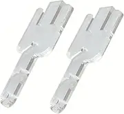 JILINWEI 2Pcs Addi Knitting Machine Tensioner Accessories,Removable Yarn Adapters with Tearable Kraft Protective Paper,Tension Rods for King and Express Machines,Clear (CZ-01)