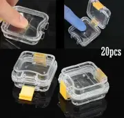 Dental Clear Boxes Acrylic Membrane Storage box Jewelry Holder False Teeth Case