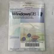 Microsoft Windows 98 Getting Started OS for Hp Factory SEALED