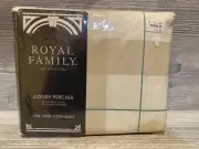 VINTAGE ROYAL FAMILY CANNON SHEET LUXURY PERCALE ONE TWIN FITTED SHEET
