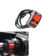 Universal Handlebar Motorcycle Accident Hazard Light Switch On/Off Button 12V