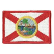 VELCRO® BRAND Fastener Morale HOOK PATCH State of Florida FULL COLOR 3x2"