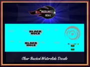 1/64 '55 Chevy "Black Hole" Gasser CUSTOM Decal SCR-0729