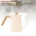 Safe Pour Over Coffee Kettle 600ml Stainless Steel Gooseneck Spout Tea Pot