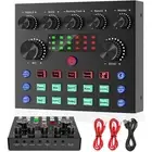 External Sound Card Audio Mixer Studio Microphone Live Streaming Broadcast V8S