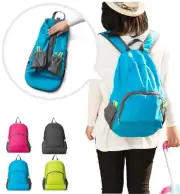 Women Girl Foldable Travel Light Organize Shopping Carry Camping Bag Backpack