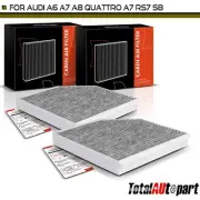 2x Activated Carbon Cabin Air Filter for Audi A6 A7 Quattro A8 Quattro S7 S6 A7 (for: Audi)