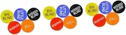 ifundom 15 Pcs Dealer Button Poker Chip Poker Tournaments Orange Poker Button Red Poker Button Dealer Poker Button Missed Blind Button Big Bling Button