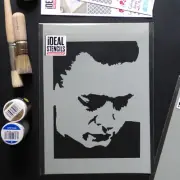 Johnny Cash Stencil Home DÃ cor Art Craft Paint Walls Reusable Ideal Stencils