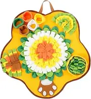 RdjEokf Vivifying Snuffle Mat for Dogs, Interactive Sniff Mat, for Boredom,Encourages Natural Foraging Skills, for Cats Rabbits Dogs Bowl, for Smell Training and Slow Eating
