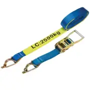 LINQ Ratchet Tie Down 50mm x 12m 2.5T Captive J-Hook