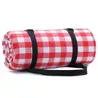 Picnic Blanket Waterproof Picnic Mat with Carrying and Storage Bag B9P8