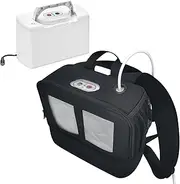 Jvnvlki Backpack for Portable Oxygen Concentrator, Adjustable Straps Multiful Pockets Storage Design, for 3L/Min Portable Oxygen Concentrator