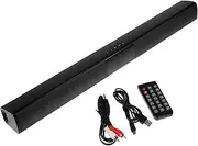 Practical Wireless Soundbar for Computer Tv Phone and Tablet Sleek Speaker Remote Enhance Your Home Entertainment