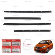 Fits Honda Brio 5 Dr Hatchback 2011 - 18 Set 4Dr Inner Weatherstrip Door Belt