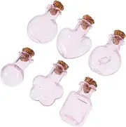 Gatuida Create Your Own Wishing Bottles Pcs Tiny Jars Cork Lids for Drift Bottles Craft Accessories