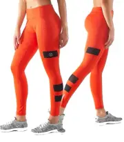 Virus Womens ECO40 STAY COOL ZEPU MESH PANT - Blood Orange Crossfit Yoga