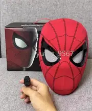 1:1 Spiderman Full Helmet Wearable Mask Remote Control Eyes Cosplay Prop Cattoys