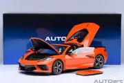 1:18 AUTOART Chevrolet Corvette C8 Z51 Stingray Spider 2020 Orange AA71283 Model
