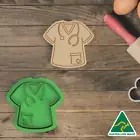 Nurse Scrubs Cookie Cutter And Embosser Stamp