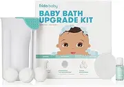 Frida Baby Bath Upgrade Kit | Infant and Toddler Essentials, Rinser Cup, Silicone Brush, Bath Bombs, Essential Oil Vapor Drops