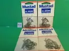 Mustad All Around Live Bait Hooks, Size 2, #9174, 4 Packs, 40 Total Hooks (New)