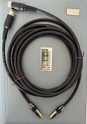 RCA Pre-amp to B&o SpeakersBeolab3-9-4000Mk2-6002-8002 3m Bespoke cable-PAIR