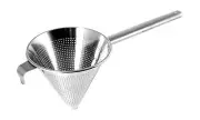Piazza Stainless Steel Large Strainer / Sieve With Front Hook Support, 24 cm/...