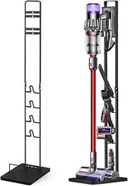 Vacuum Stand, Vacuum Accessories Stable Metal Storage Bracket Holder for Handheld V15 V11 V10 V8 V7 V6 Cordless Vacuum Cleaners, Black DC30 DC31 DC34 DC35 DC58 DC59 DC62 DC74