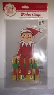 NIP! The Elf On The Shelf Window Cling Christmas Holiday Reusable