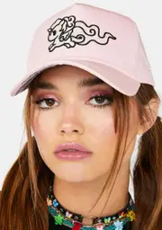 [Tokidoki] Pink Cloudy Unicorno Snapback Hat