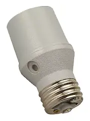 Woods 59404WD Light Socket With Photocell Sensor, Indoor - Quantity 1